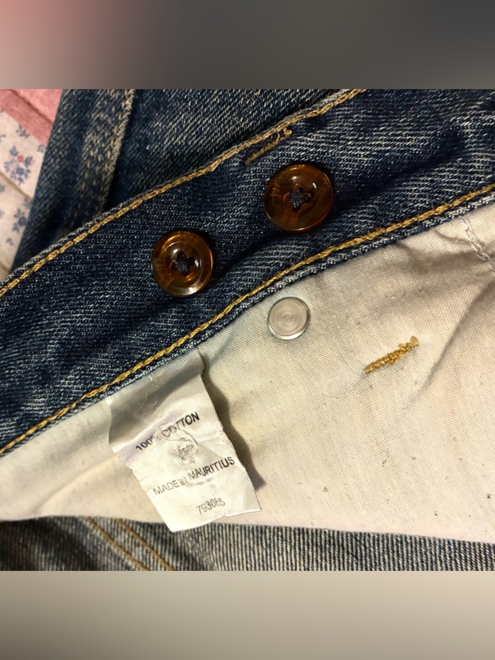 VTG. CC FILSON DOUBLE KNEE HEAVY DENIM JEANS- SIZE 34x32 - Picture 10 of 12
